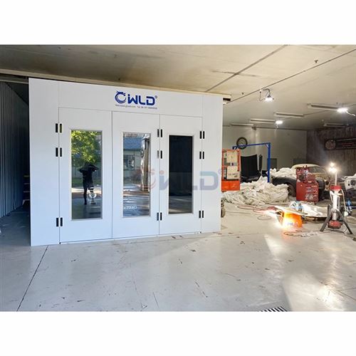 Booth Semprot Downdraft Standar Australia Tanpa Basement Dipasang Di Sydney