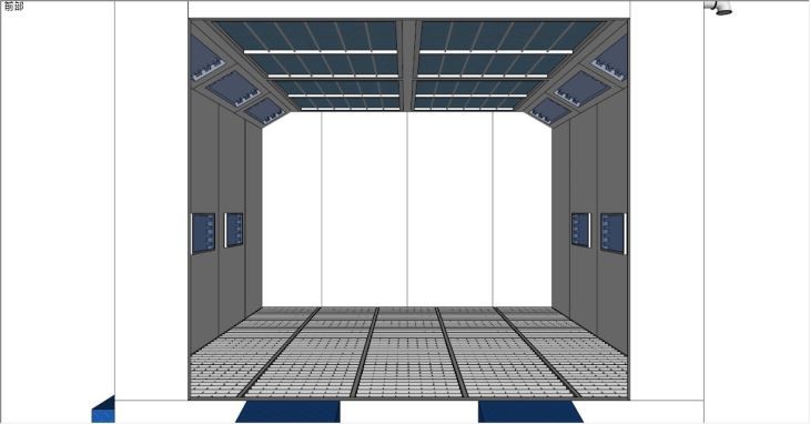 Spray Booth For Auto Spare Part